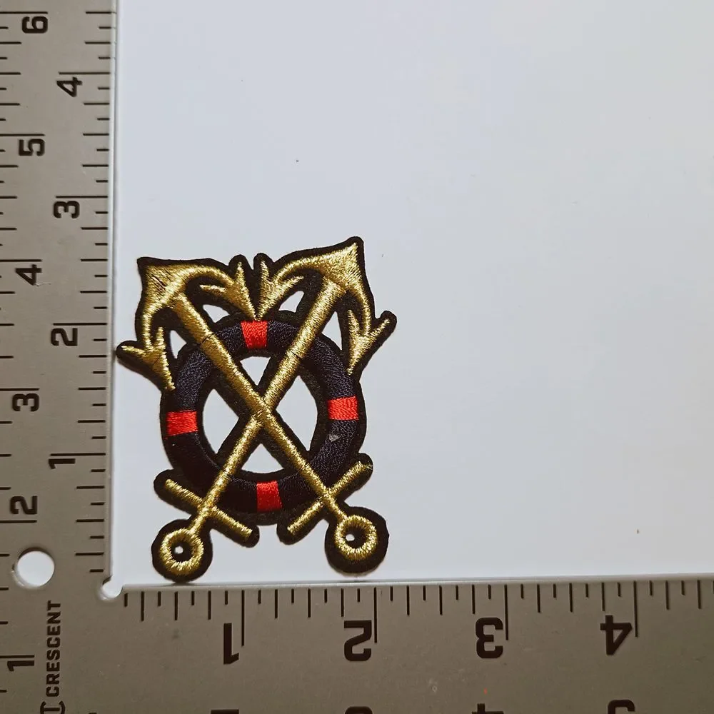 Iron‎ On Patch-Crafts Material DIY Accessory-Blue Anchor